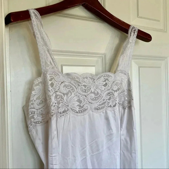 Wondermade vintage white lace nighty chamises size medium - Picture 2 of 10